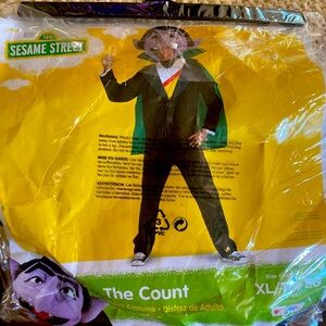 XL Adult Sesame Count costume